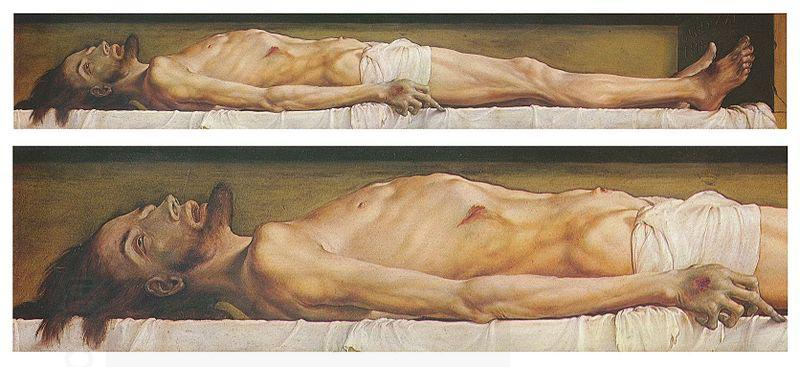 Hans holbein the younger The Body of the Dead Christ in the Tomb and a detail China oil painting art